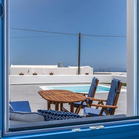 Beautiful Santorini 2 Bedrooms Journey Pool & Magical Sv Karterados (Santorini)